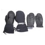 MEC XL THICK WINTER MITTENS & S LEATHER MITTENS