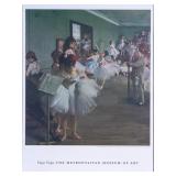 DEGAS DANCE CLASS MOUNTED POSTER