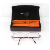 PAIR OF BIFOCAL GLASSES IN GLASSES CASE