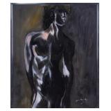 JEAN-YVES ROBILLARD MALE NUDE STUDY 1973