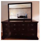 GIBBARD SOLID CHERRY DRESSER WITH MIRROR