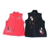 NORTHERN REFLECTIONS & GGS FLEECE VESTS (L)
