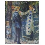 RENOIR 'LE BALANCOIRE' MOUNTED PRINT