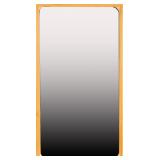 RECTANGULAR WOODEN FRAME WALL MIRROR