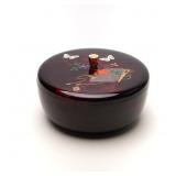 JAPANESE PLASTIC LACQUER-STYLE CANDY BOX