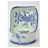 DELFT-INSPIRED CERAMIC CANDLE HOLDER