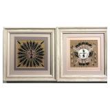 NAVAJO SANDPAINTINGS: SUN EAGLE & CHANGING WOMAN