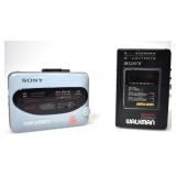 2 SONY FM/AM WALKMAN CASSETTE PLAYERS