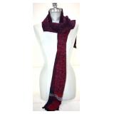 RED AND BLUE PASHMINA SCARF