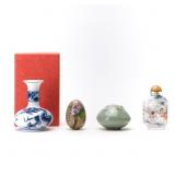 ASSORTED ASIAN DECORATIVE AND COLLECTIBLE OBJECTS