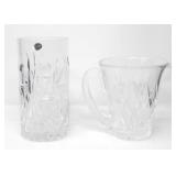 CRYSTAL JUG & BOHEMIA CRYSTAL VASE
