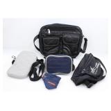 BENTLEY LEATHER SHOULDER BAG & TRAVEL WAIST BAGS