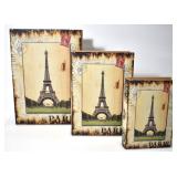SET OF 3 DIFFERENTLY FAKE BOOK BOXES