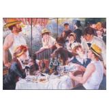 RENOIR 'LE DEJEUNER DES CANOTIERS' MOUNTED PRINT