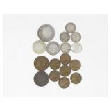 NEWFOUNDLAND CIRCULATED 925 SILVER/MISC COINS 32g