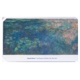 MONET WATER-LILY POND MOUNTED POSTER