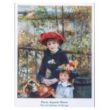 RENOIR TWO SISTERS MOUNTED PRINT