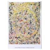 POLLOCK MOMA MOUNTED POSTER