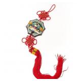 KOJI POTTERY FENG SHUI TEMPLE LION WALL HANGING