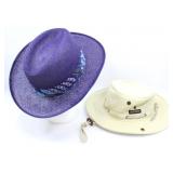 PURPLE BILTMORE WOVEN COWBOY HAT, OUTDOOR HAT XL