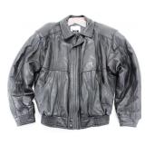 MEN'S BOULEVARD CLUB LEATHER BOMBER JACKET M/38-40