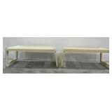 2 MCM LUIGI MASSONI - GUZZINI SPACE AGE BED TRAYS