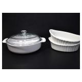 CORNING WARE CASSEROLE DISH AND BAKING DISHES