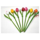 ASSORTED WOODEN TULIPS DECOR