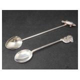 STERLING SILVER AUSTRALIAN KOALA & PLATYPUS SPOONS