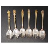 INTERNATIONAL STERLING SILVER DEMITASSE SPOONS 65g