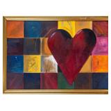 THOMAS W. PURCELL CHECKERED HEART