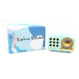 BABY BLUE RETRO BLUETOOTH & AM/FM RADIO