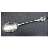 c.1906 STERLING AMETHYST TOP PORT ARTHUR SPOON 9.3