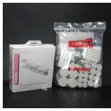 FELTAC FELT PADS AND 96 UNUSED WOOD CLOTHESPINS