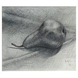 DAVID W. JONES 'SINGLE PEAR (BOSC)' DRAWING