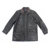 BRITCHES BLACK LEATHER MEN'S JACKET (L)