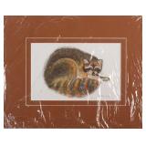 EDDY COBINESS 'RACCOON' ART CARD PRINT