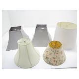 LOT OF 5 ASSTD. LAMPSHADES