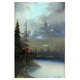 MAISIE WRIDE MOUNTAIN LANDSCAPE PASTEL