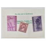 3 CLASSIC MINT US STAMPS