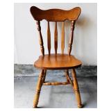 SOLID MAPLE WINDSOR STYLE PRESSBACK CHAIR