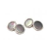 14KT GOLD & PLATINUM CUFFLINKS 6.31g
