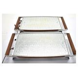 TWO SALTON HOTTRAYS