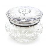 BIRKS STERLING LID 'Y' MONOGRAM TRINKET BOX 10.89g