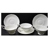 COALPORT ENGLAND TEA CUPS & SAUCERS