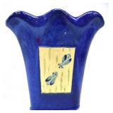 COBALT BLUE CERAMIC VASE / PLANTER