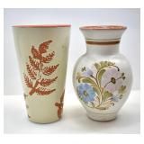 TWO TERRACOTTA VASES