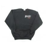 90s REEBOK BLACKTOP BLACK SWEATER (M)