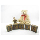 BAR HARBOR BEAR & BARRON BEAR PLUSHES + BLOCKS