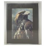 FRAMED BALD EAGLE PRINT